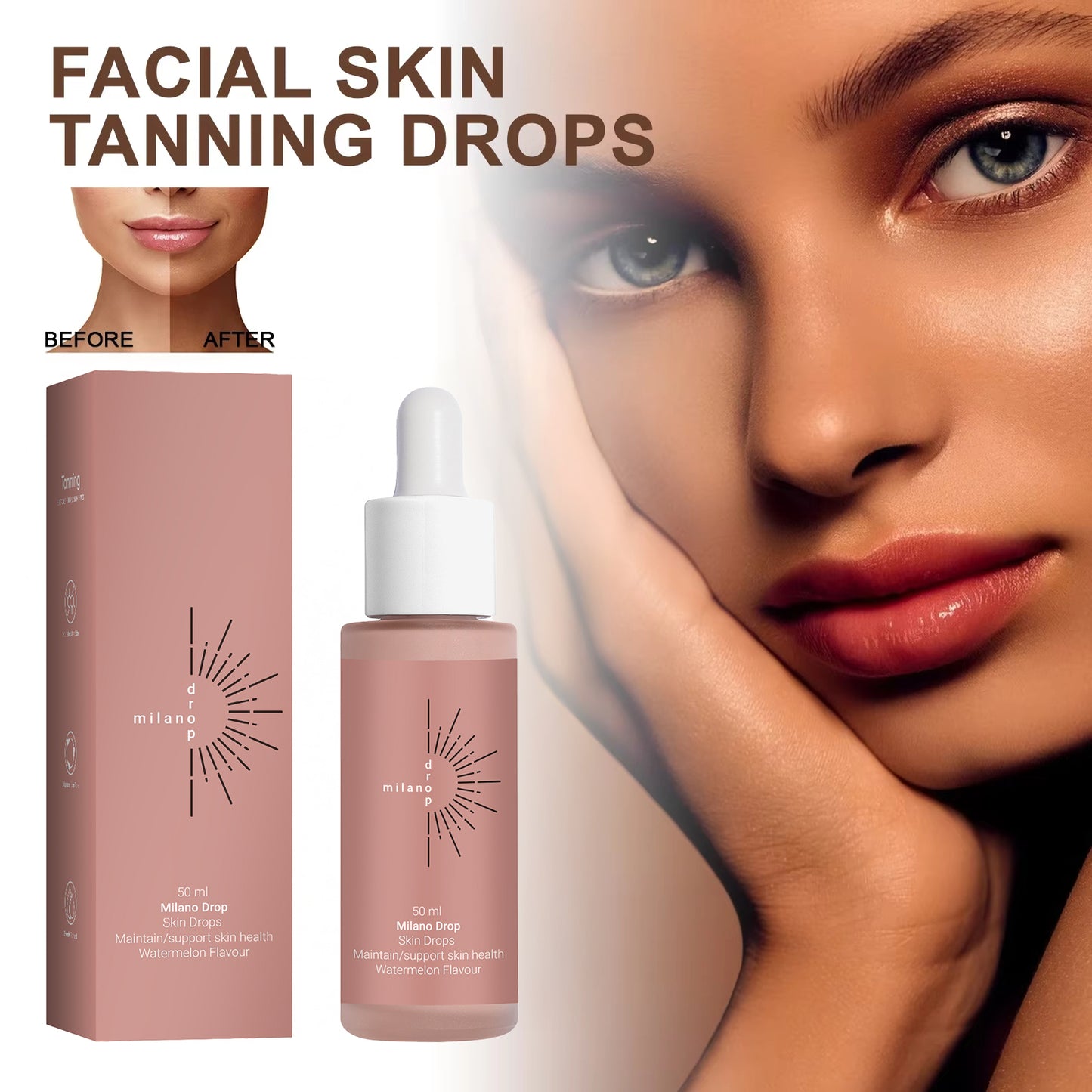 Sunkissed Elixir: Tanning Face Serum + Bronzer